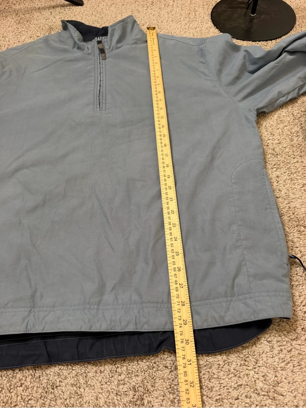 Nike Men's Light Gray Half-Zip Shirt Jacket